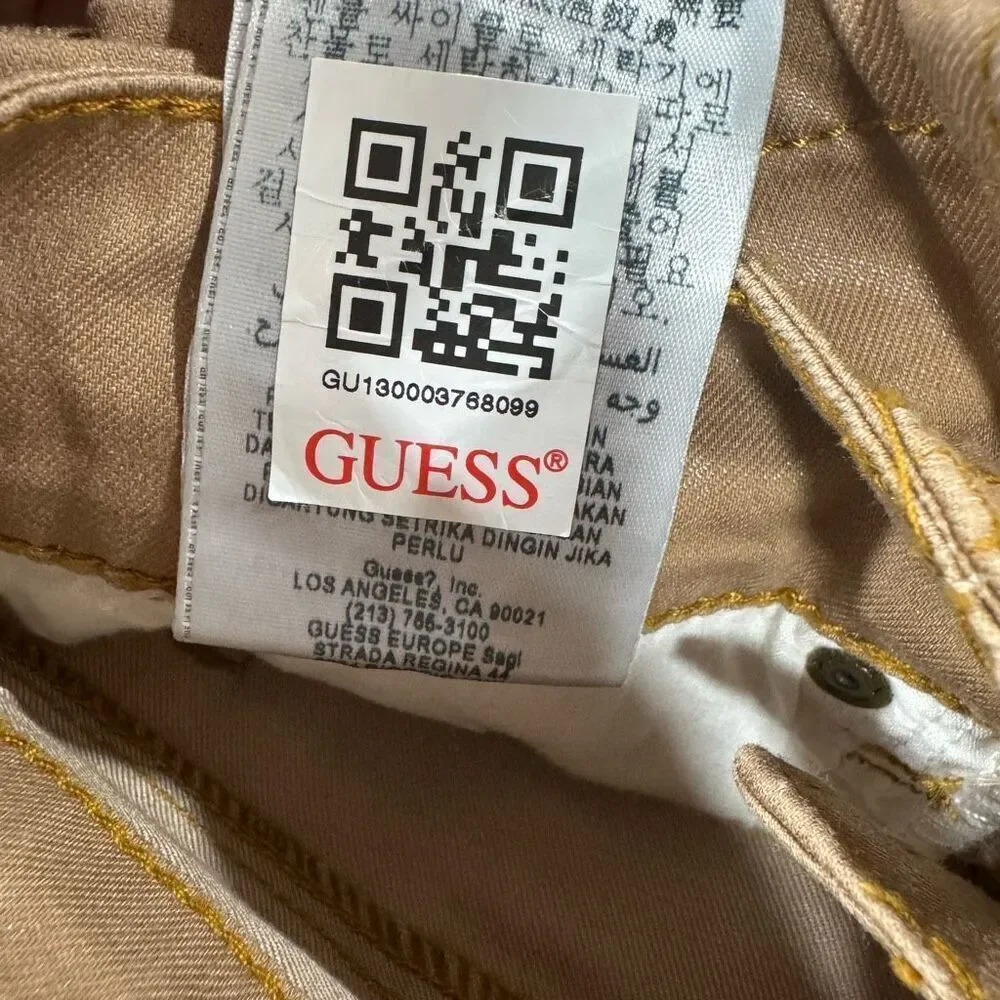 G by Guess Brown Shiny Skinny Jeans